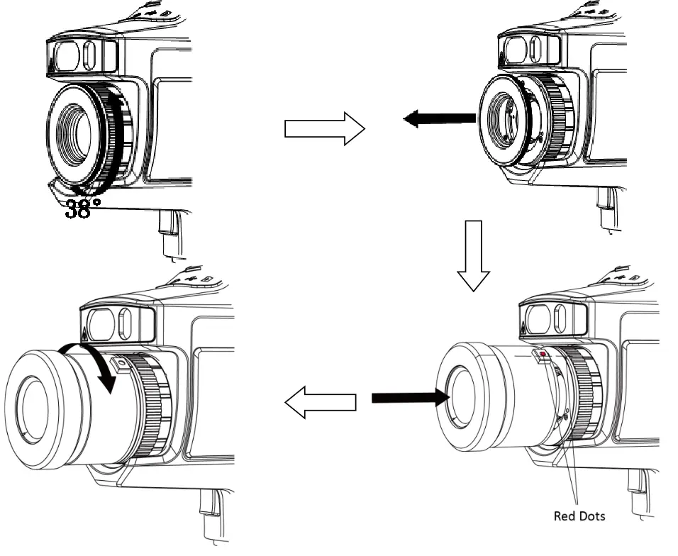 GAZELLE G9706 Powerful Thermal Imaging Camera - Interchangeable Len