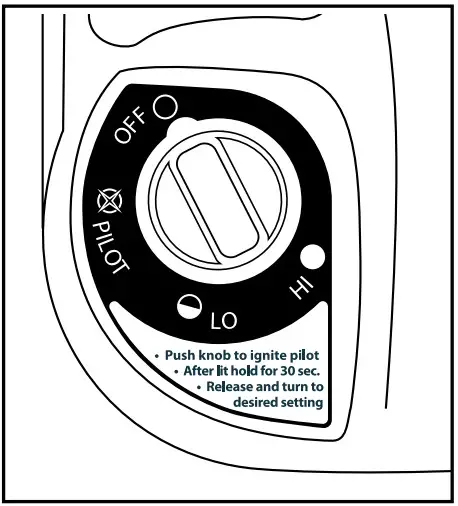 Mr Heater MH9BX Portable Buddy Heater - Off position.