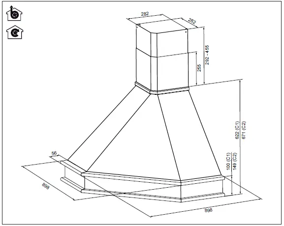 FRANKE FCC 90 O2 EGC Country Wood 06