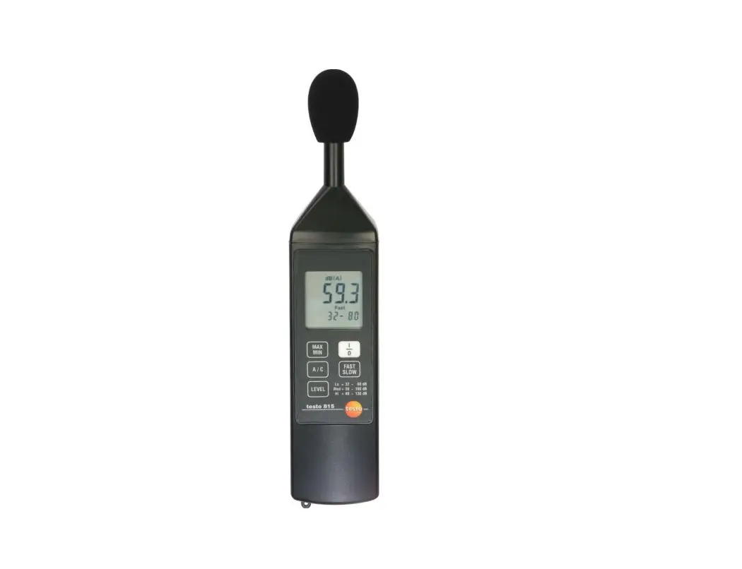 Testo 815 Sound Level Meter Instruction Manual