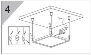 POWER LITE LED LPE28W 60SQ CC LED Light Panel - Installation Steps 12