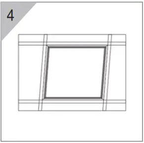 POWER LITE LED LPE28W 60SQ CC LED Light Panel - Installation Steps 4