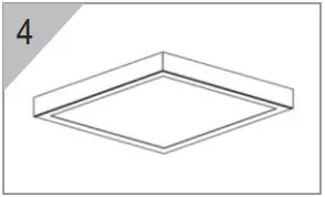 POWER LITE LED LPE28W 60SQ CC LED Light Panel - Installation Steps 8