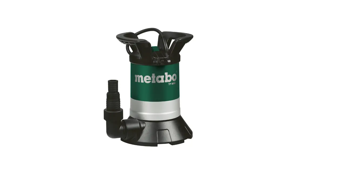 Metabo Tp 6600 Clean Water Submersible Pump Instruction Manual