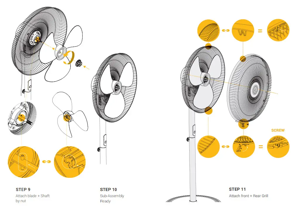 atomberg Renesa Pedestal Non-Swing Fan - FIGURE 2