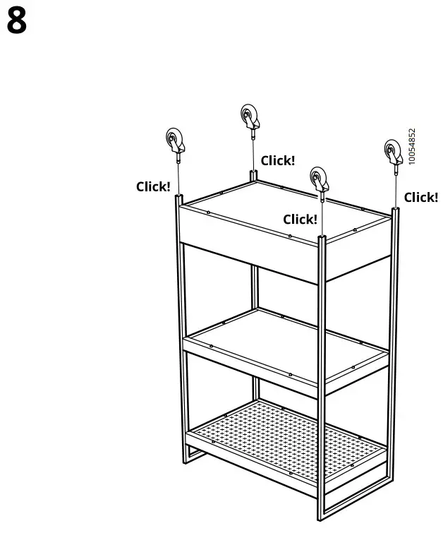 NISSAFORS Utility Cart Black - fig 7
