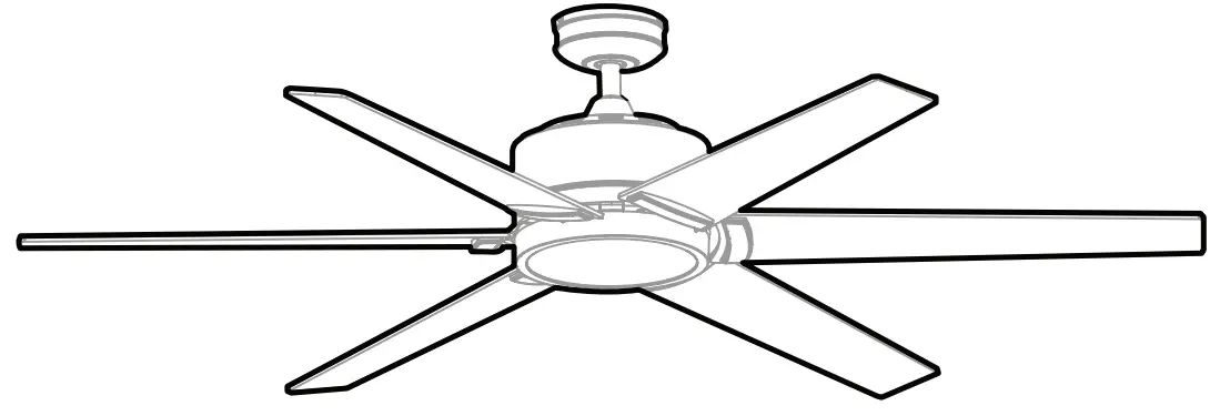 Honeywell 51851 Talbert Ceiling Fan