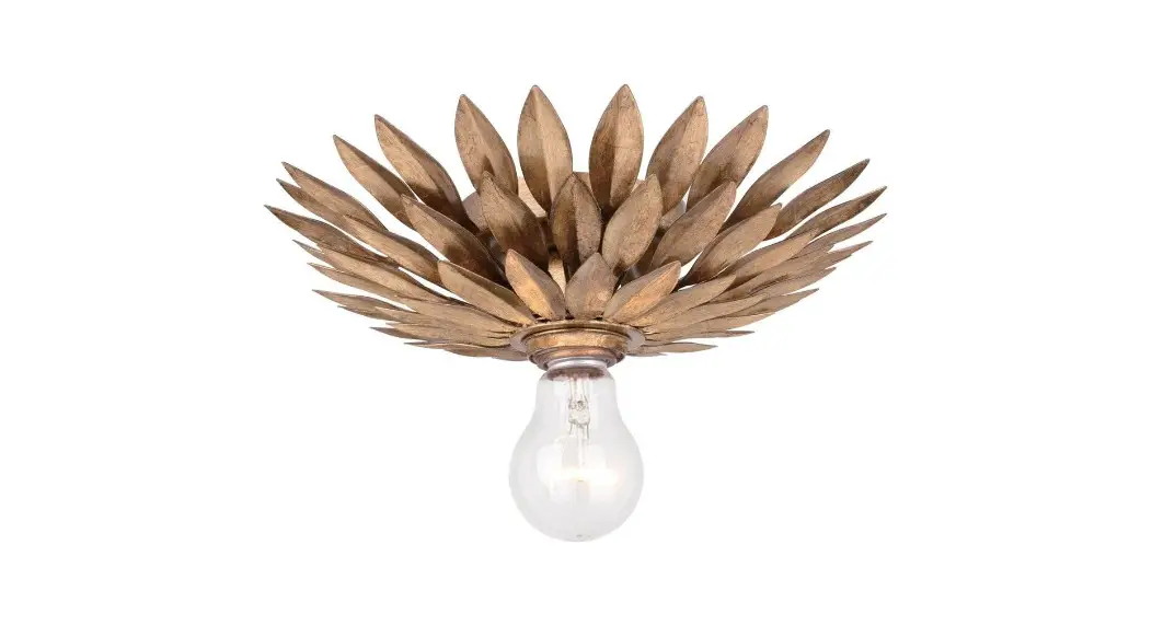 Crystorama 500-ga_ceiling Broche One Light Ceiling Mount Instruction Manual Crystorama 500-ga_ceiling Broche One Light Ceiling Mount Instruction Manual