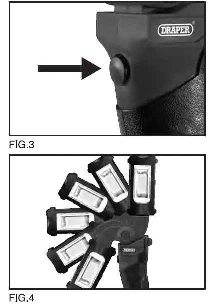 DRAPER D20ILF3W D20 20V LED Flexible Inspection Light 4