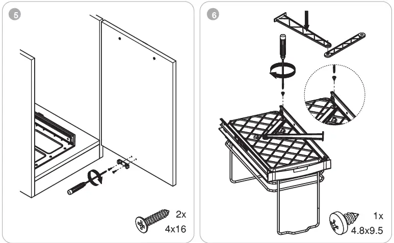 emuca-RECYCLE-20x20L-Recycling-Bins-for-Kitchen-fig- (3)