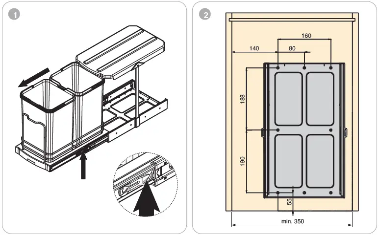 emuca-RECYCLE-20x20L-Recycling-Bins-for-Kitchen-fig- (5)