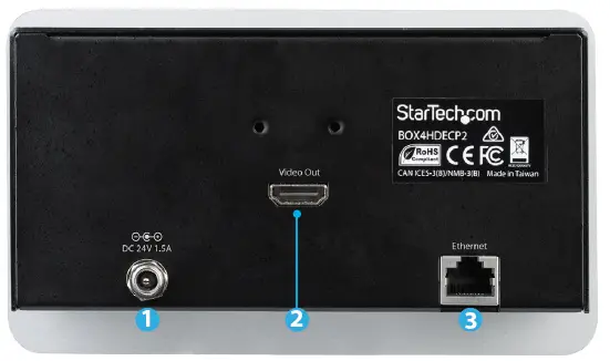 StarTech.com BOX4HDECP2 Conference Table Box for AV Connectivity-fig-2