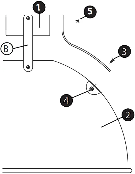 HINKLEY 3481 LED Flush Mount - Fixture Assembly