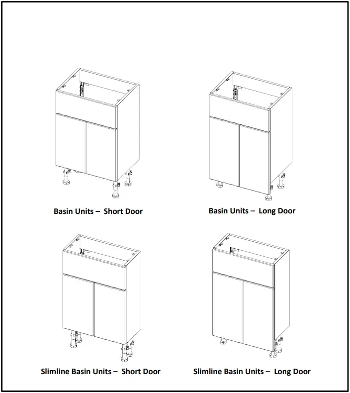 atlanta BATHROOMS BA138 Basin Units