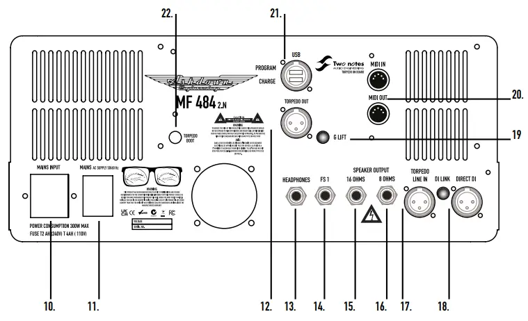 Ashdown Engineering MF 484 2.N Guitar Amplifier Head - Fig 3