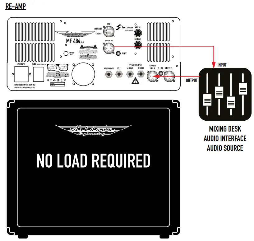 Ashdown Engineering MF 484 2.N Guitar Amplifier Head - Fig 5