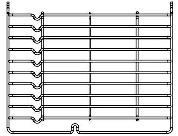 Residentia Group GGSO605MB Built In Oven - Slider bracket