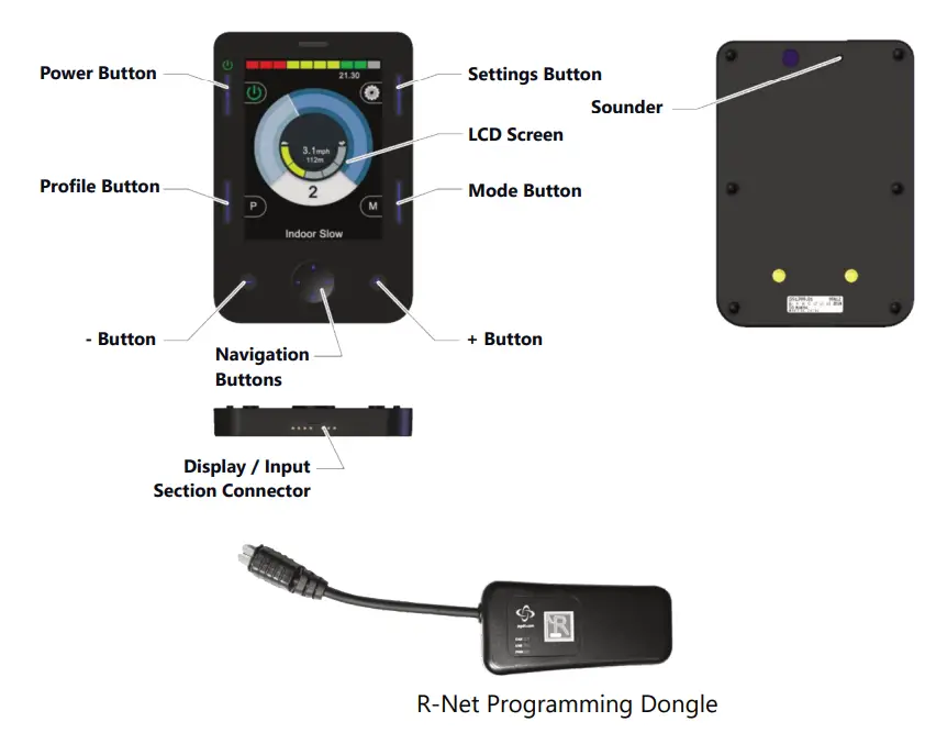 StealthProducts mo-Vis Series Multifunctional Proportional Wheelchair Joystick - Serics 2