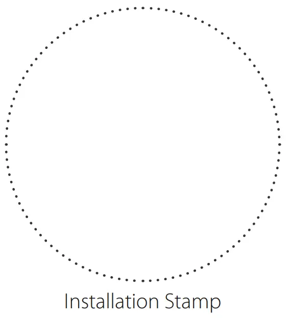 Installation Certificate