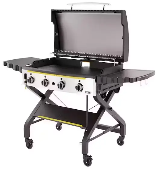 HALO HZ 1001 XNA Elite4B 8 Zone Outdoor Black Griddle