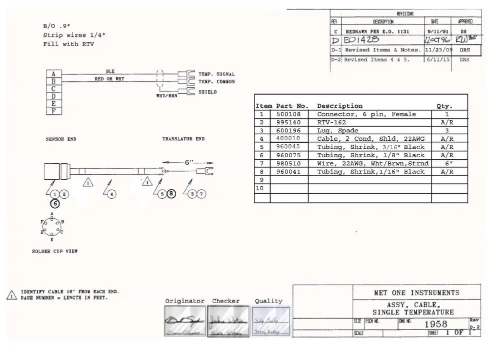 Met One 061 Air Temperature Sensor - fig1