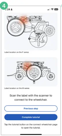 permobil QuickConfig Power Wheelchair Configuration - First time tutorial3
