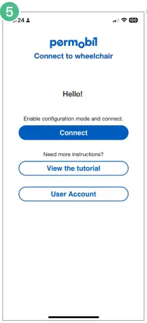 permobil QuickConfig Power Wheelchair Configuration - First time tutorial4