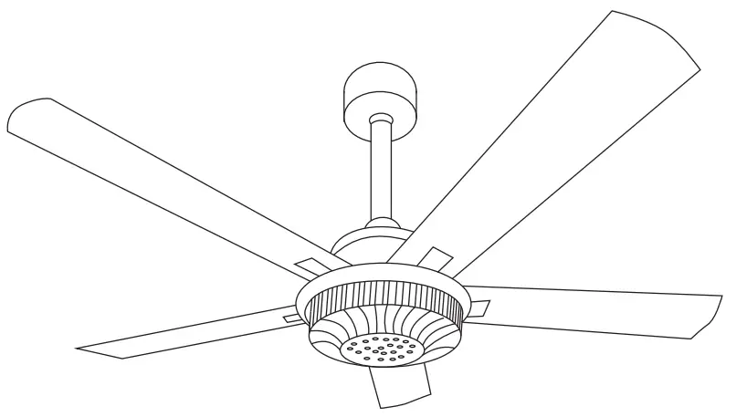 Breezary 27013 52 Inch Ceiling Fan - FAN BLADES