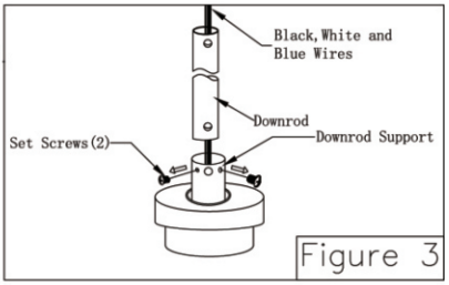 Breezary 27013 52 Inch Ceiling Fan -screws