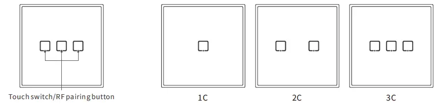 SONOFF TX T2EY-RF Smart WiFi Wall Touch Light Switch-FIG-2
