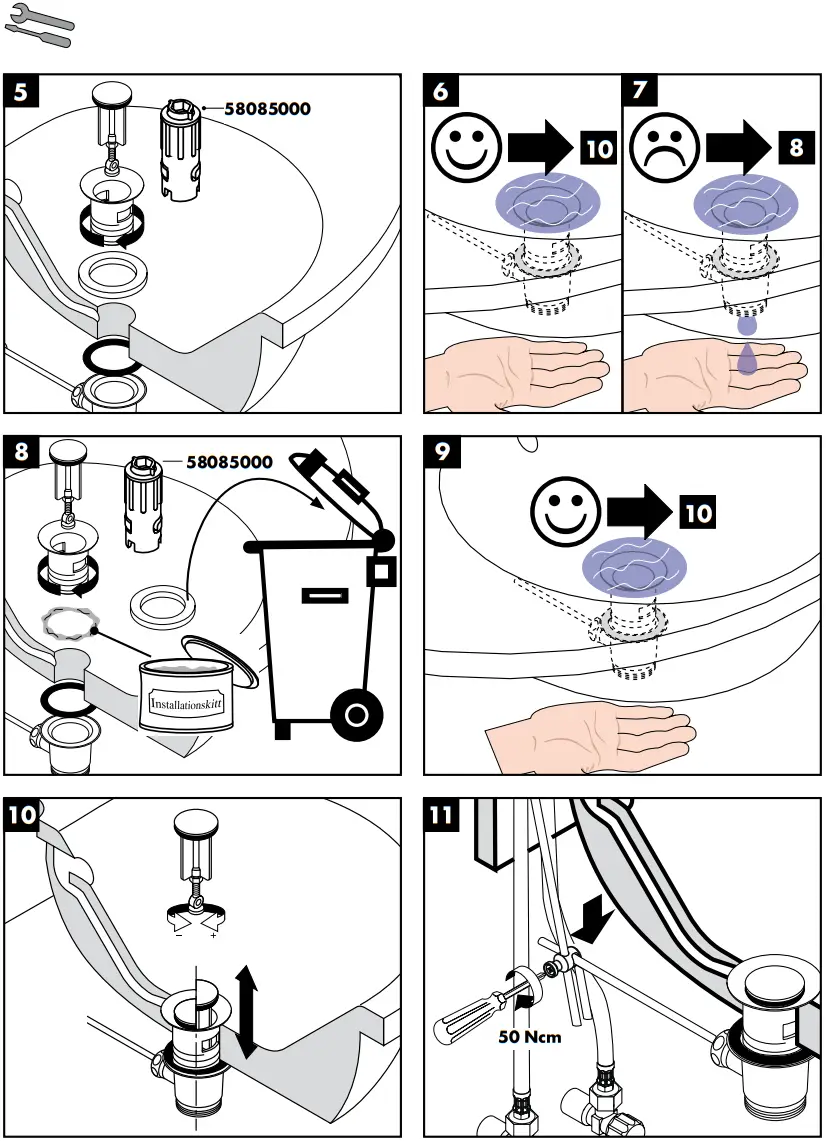 AXOR Citterio 39010000 Single Lever Washbasin Mixer - Assembly 1