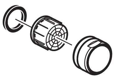 hansgrohe AXOR CARLTON Highflow Thermostat - Spare parts