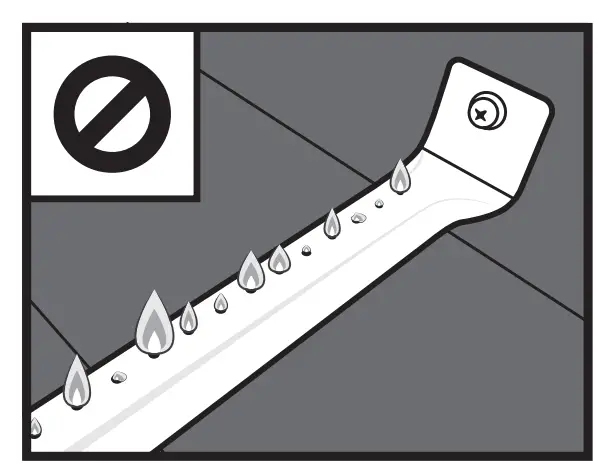 Burner Flames Are Yellow Or Irregular