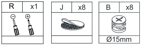 THE HOME DEPOT SCBSD0550 Datang 30 Inch Tall 3 Drawer White Bachelor's Chest with Metal Legs - cover the nut