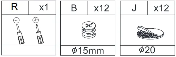 THE HOME DEPOT SCBSD0550 Datang 30 Inch Tall 3 Drawer White Bachelor's Chest with Metal Legs - nut