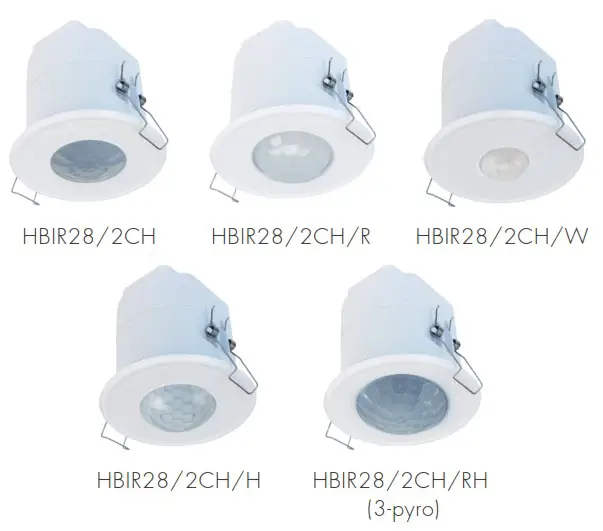 HYTRONIK HBIR28 2CH Bluetooth PIR Standalone Motion Sensor - parts