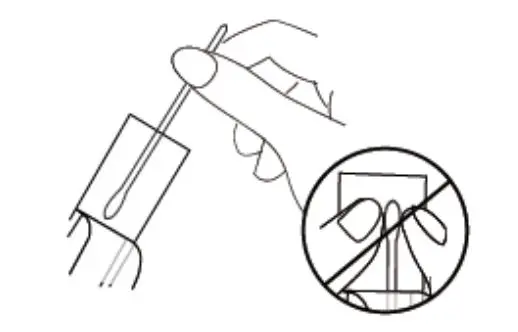 Advin COVID-19 Antigen Test Home - Remove nasal swab from its packaging. DO NOT touch the swab tip