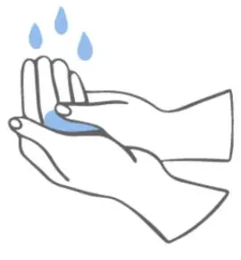 Advin COVID-19 Antigen Test Home - Wash or sanitize your hands and keep them dry before testing