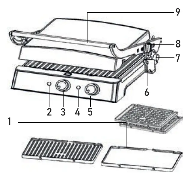 CENTEK-CT-1470-Contact-Grill-fig-1