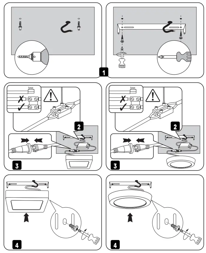 VIDEX VLE-DLRS-124 LED Surface Downlight Fixture - fig 2