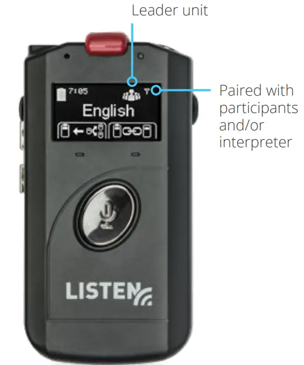 LK-1 ListenTALK Digital Transceiver - main floor