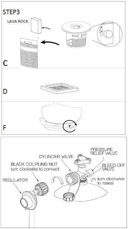 Sunnydaze DECOR-WAR-962-Rope-and-Barrel-Propane-Gas-Fire-Pit-Table-3
