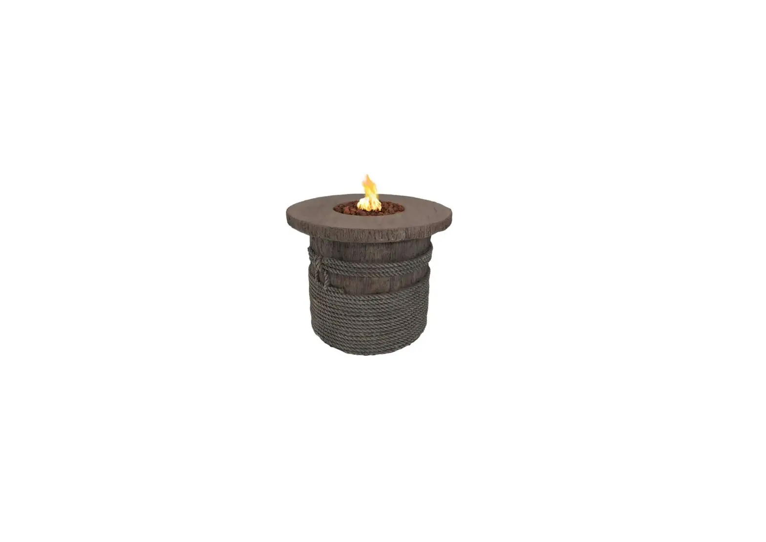 Sunnydaze Decor War-962 Rope And Barrel Propane Gas Fire Pit Table Owner's Manual