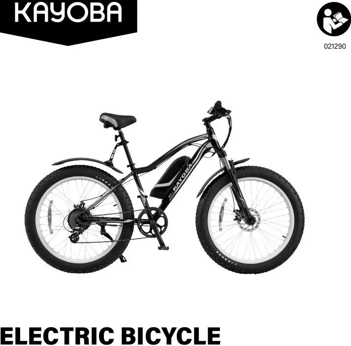 KAYOBA 021290 Electric Bicycle Instruction Manual