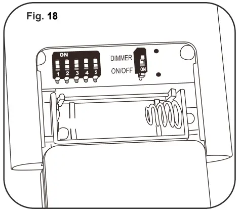 OPERATING THE REMOTE CONTROL/WALL CONTROL