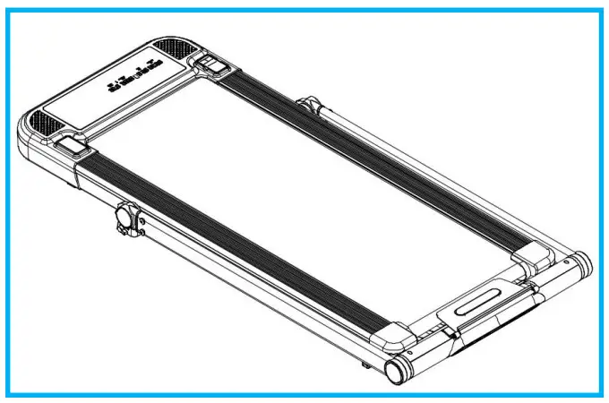 THERUN S200B Folding Treadmill - Folding Steps 1