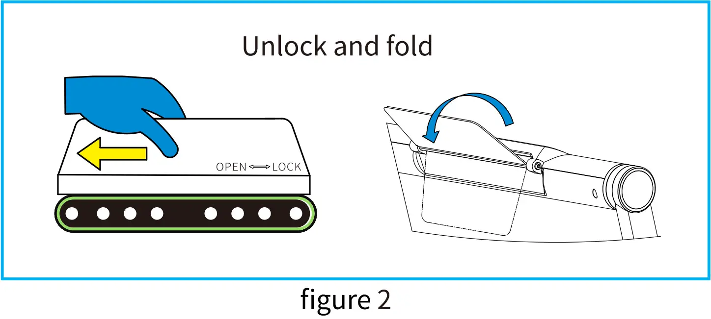 THERUN S200B Folding Treadmill - Folding Steps 3