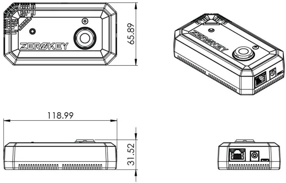 ZEROKEY QTM EAP10 Quantum RTLS POE Anchor - fig 5