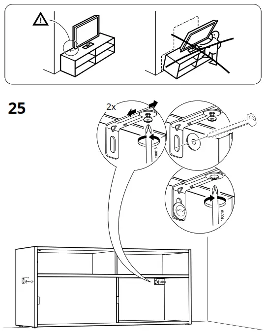 905.208.69 SPIKSMED TV Bench Light Grey - Fig15