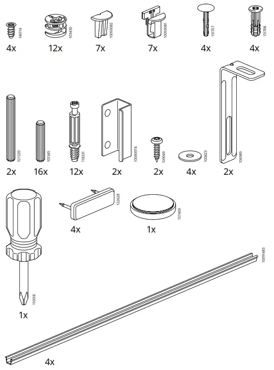 905.208.69 SPIKSMED TV Bench Light Grey - Fig2
